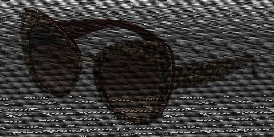 DOLCE & GABBANA DG4319 Butterfly Sunglasses  316113-LEO ON BORDEAUX 51-22-140 - Color Map bordeaux