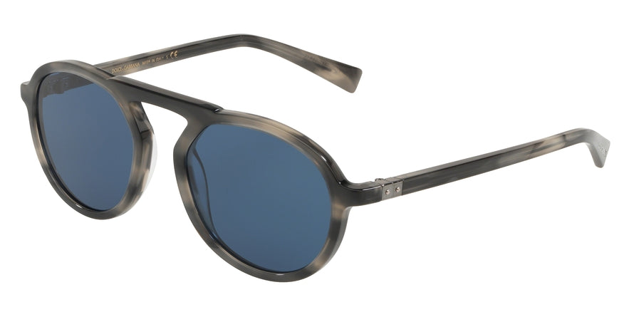 DOLCE & GABBANA DG4351 Phantos Sunglasses  319980-STRIPED GREY 54-20-140 - Color Map grey