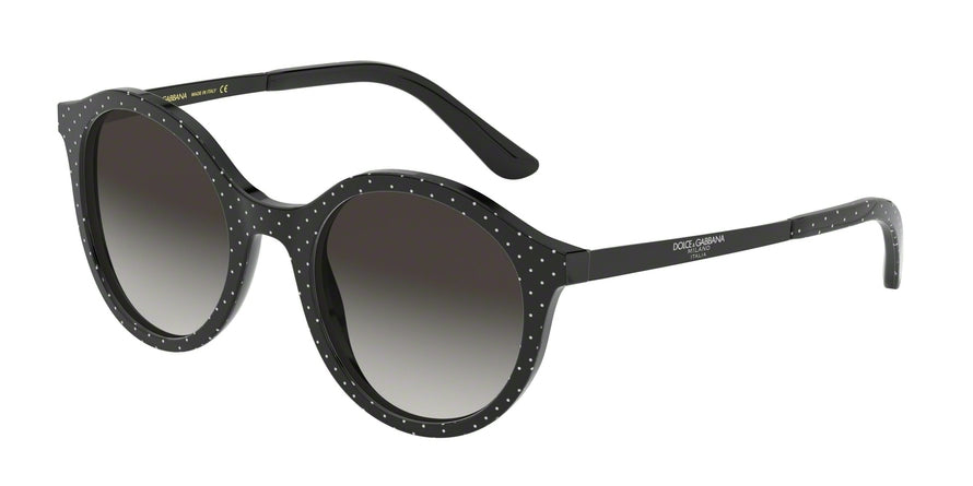 DOLCE & GABBANA DG4358 Phantos Sunglasses  31268G-POISWHITEONBLACK 50-21-140 - Color Map black