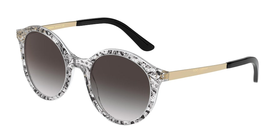 DOLCE & GABBANA DG4358 Phantos Sunglasses  32878G-BLACK LACE 50-21-140 - Color Map multi