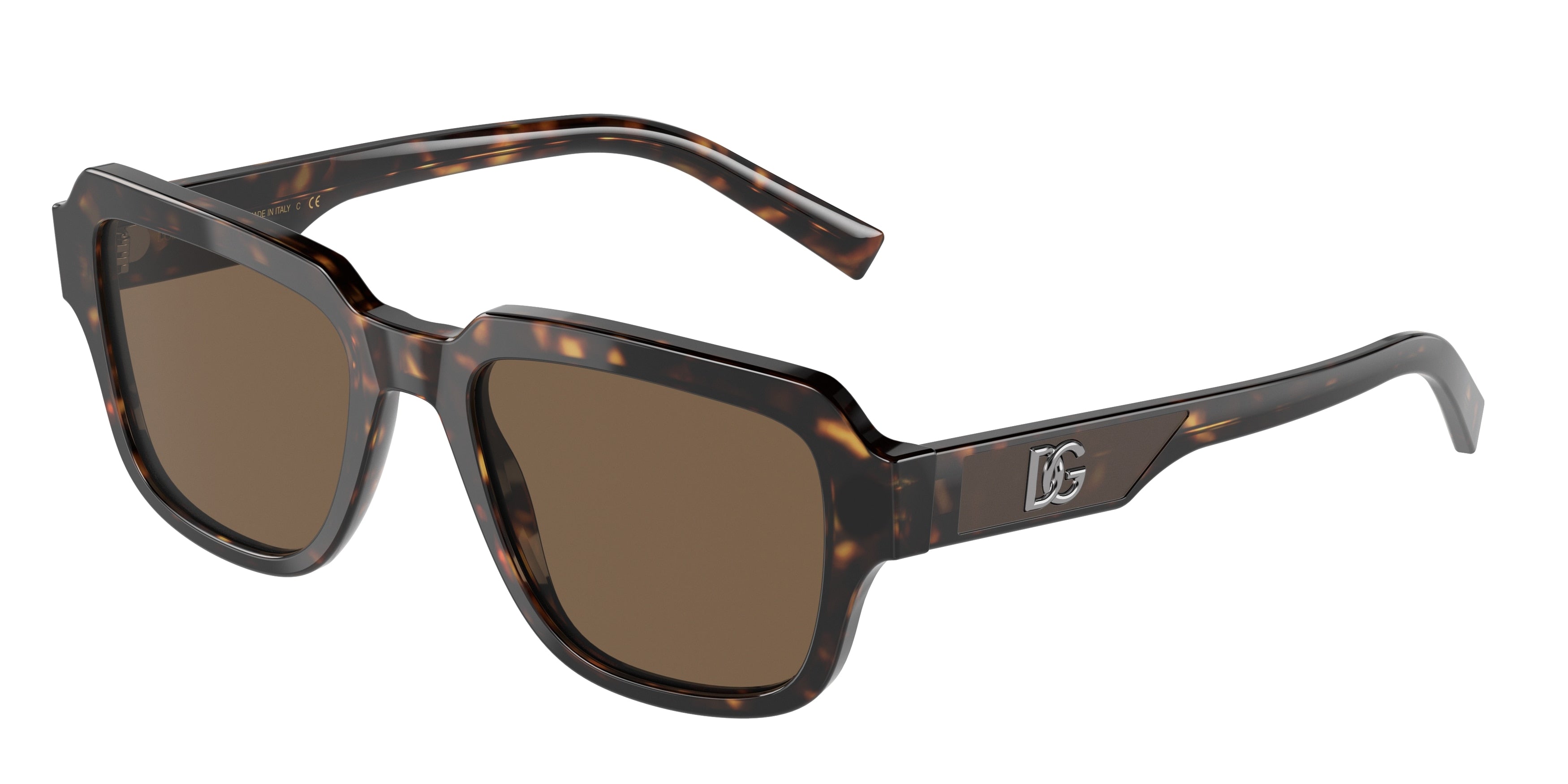 DOLCE & GABBANA DG4402F Square Sunglasses  502/73-Havana 51-145-19 - Color Map Tortoise