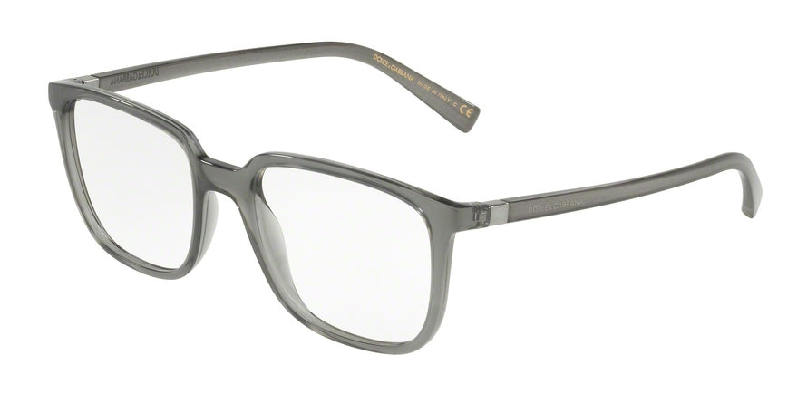 DOLCE & GABBANA DG5029 Square Eyeglasses  3160-TRANSPARENT GREY 54-18-140 - Color Map grey