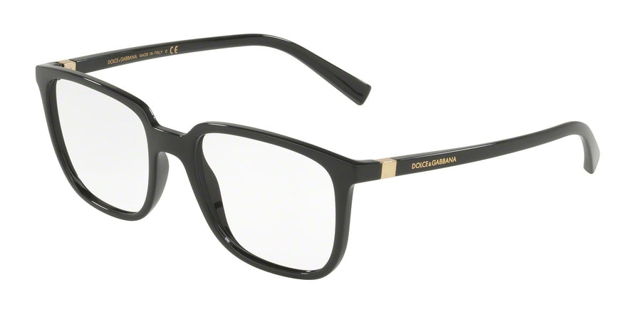 DOLCE & GABBANA DG5029 Square Eyeglasses  501-BLACK 54-18-140 - Color Map black
