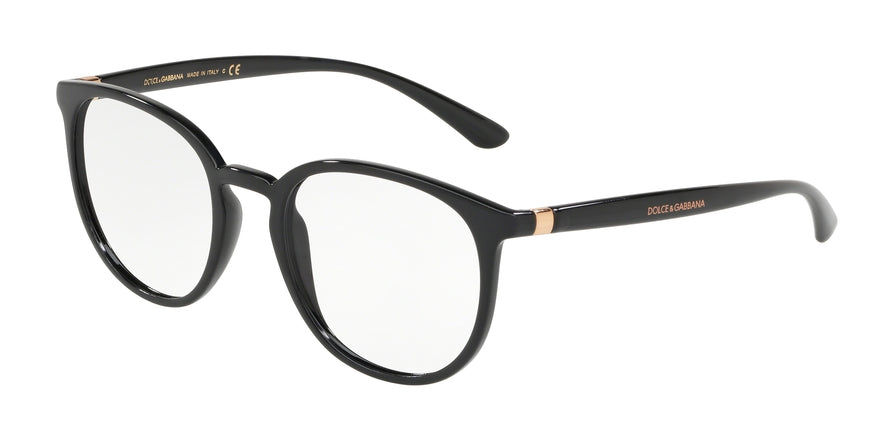 DOLCE & GABBANA DG5033 Phantos Eyeglasses  501-BLACK 52-20-140 - Color Map black