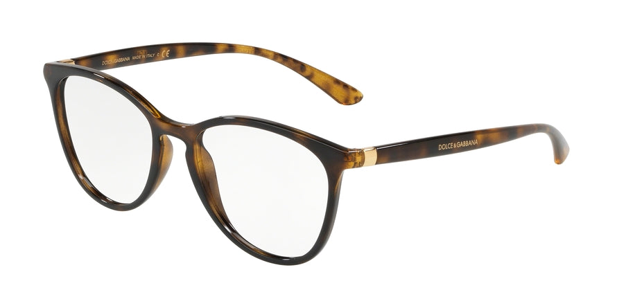 DOLCE & GABBANA DG5034 Oval Eyeglasses  502-HAVANA 53-17-140 - Color Map havana