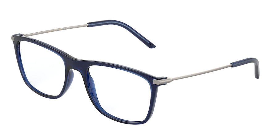 DOLCE & GABBANA DG5048 Rectangle Eyeglasses  3094-BLUE 55-19-145 - Color Map blue
