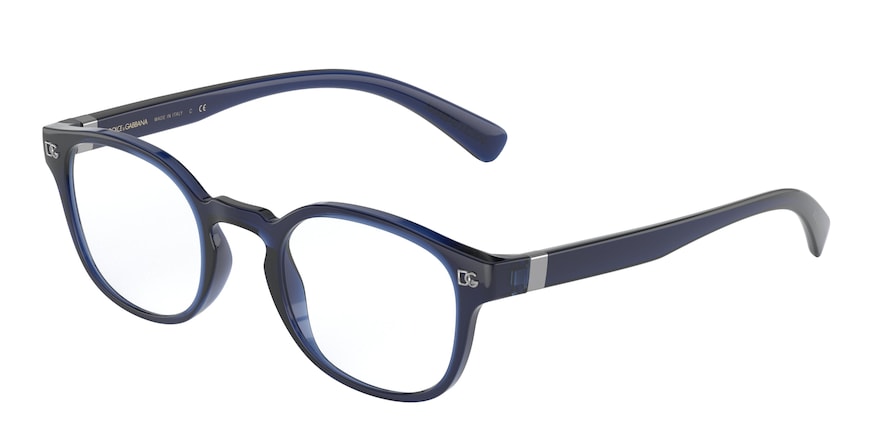 DOLCE & GABBANA DG5057 Phantos Eyeglasses  3094-BLUE 49-22-145 - Color Map blue
