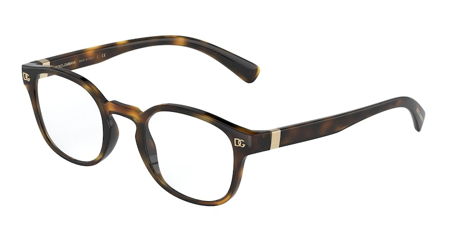 DOLCE & GABBANA DG5057 Phantos Eyeglasses  502-HAVANA 49-22-145 - Color Map havana