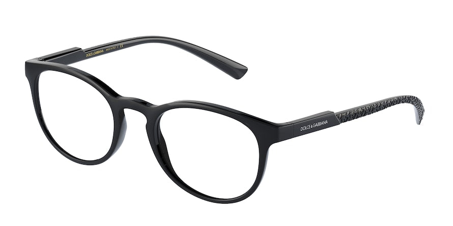 DOLCE & GABBANA DG5063 Phantos Eyeglasses  2525-MATTE BLACK 51-21-145 - Color Map black