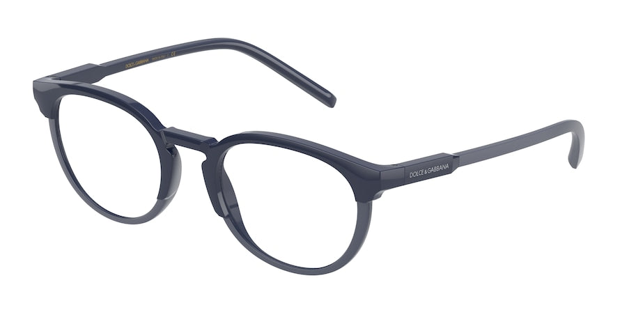 DOLCE & GABBANA DG5067 Phantos Eyeglasses  3294-BLUE 50-21-145 - Color Map blue