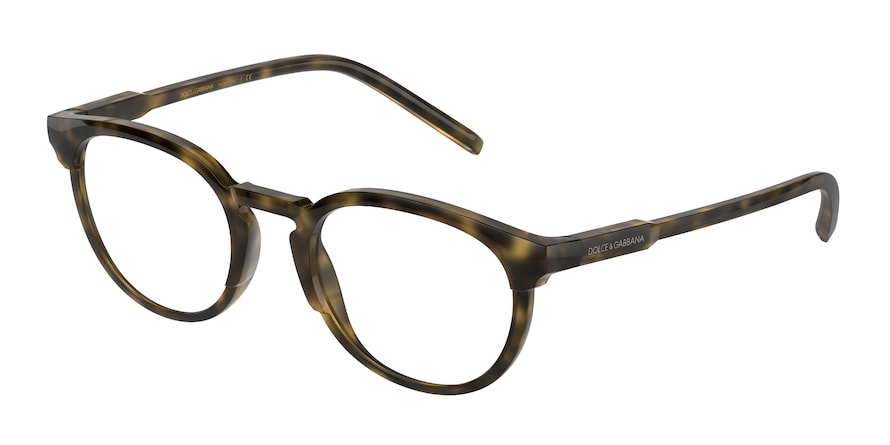 DOLCE & GABBANA DG5067 Phantos Eyeglasses  502-HAVANA 50-21-145 - Color Map havana