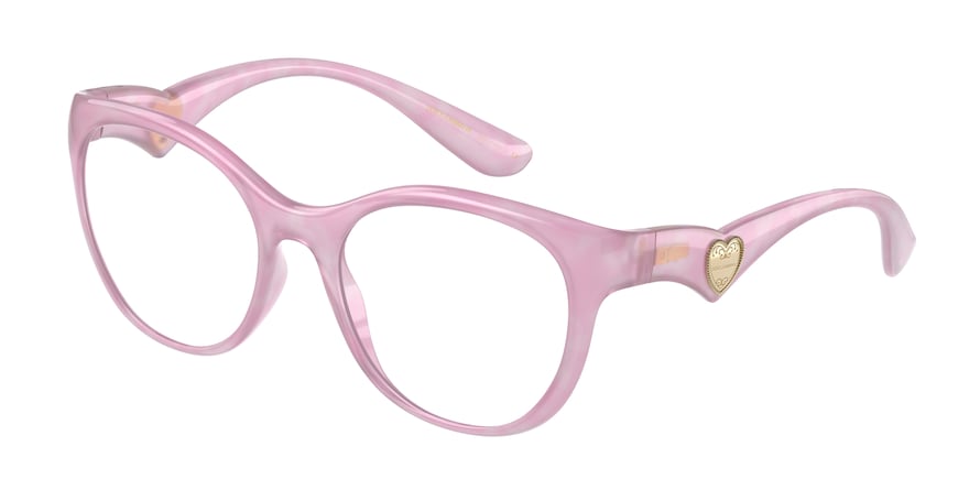 DOLCE & GABBANA DG5069 Phantos Eyeglasses  3300-PEARL PINK PASTEL 53-18-140 - Color Map pink