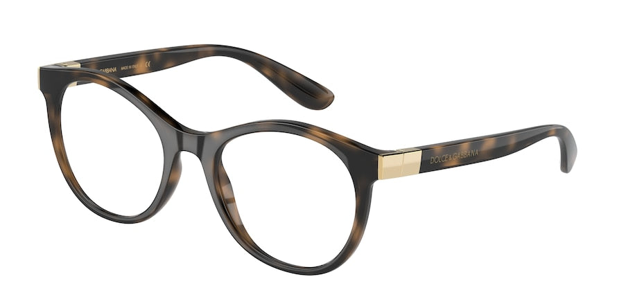 DOLCE & GABBANA DG5075 Phantos Eyeglasses  502-HAVANA 51-19-140 - Color Map havana