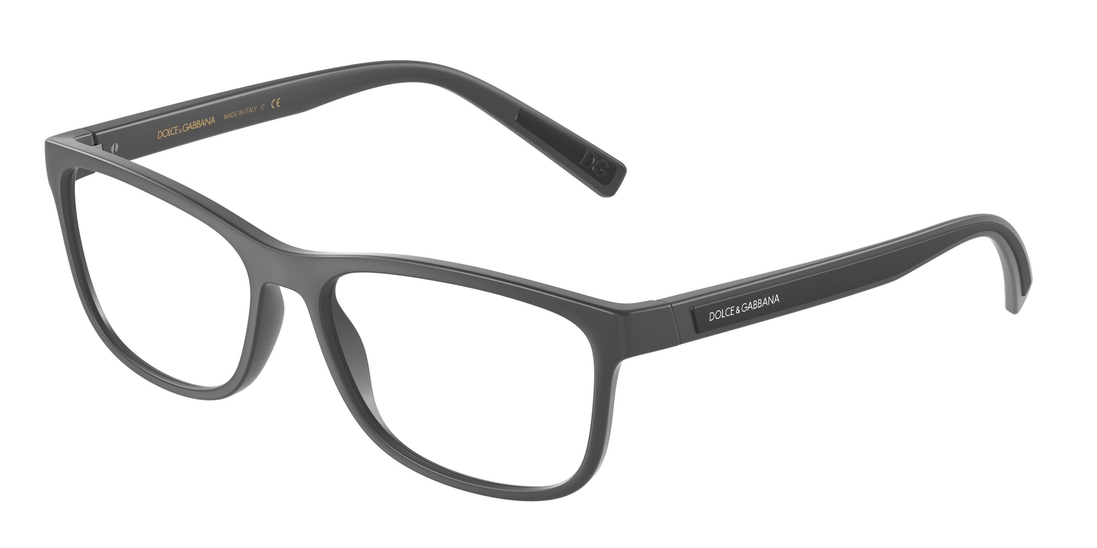 DOLCE & GABBANA DG5086 Square Eyeglasses  3101-Grey 56-150-16 - Color Map Grey