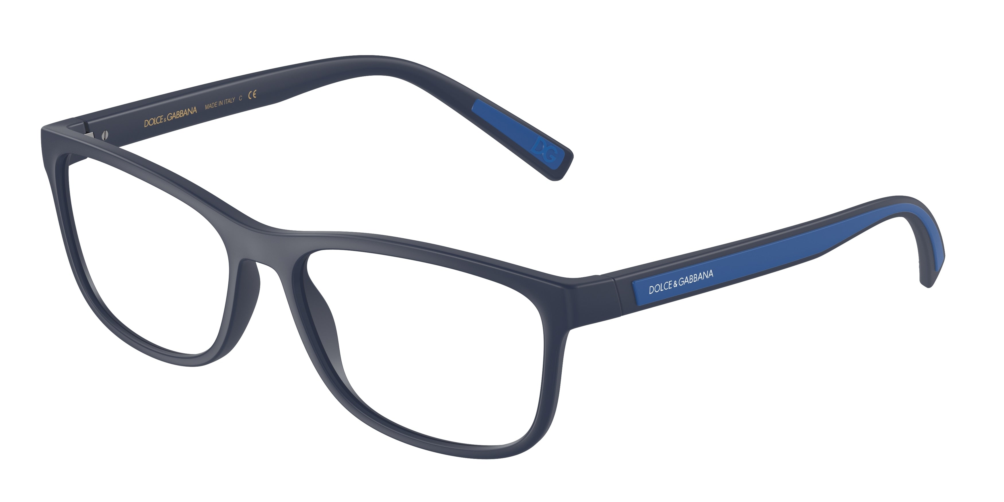 DOLCE & GABBANA DG5086 Square Eyeglasses  3294-Blue 54-150-16 - Color Map Blue