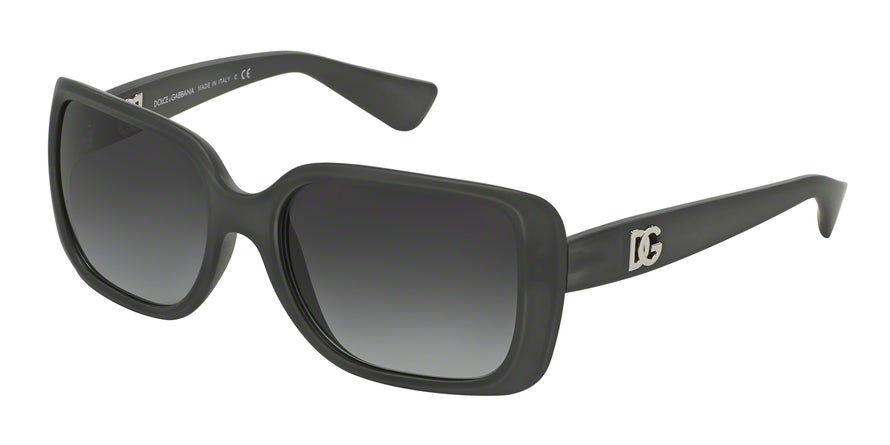 DOLCE & GABBANA DG6093 Square Sunglasses  26768G-OPAL MATTE GREY 56-18-140 - Color Map grey