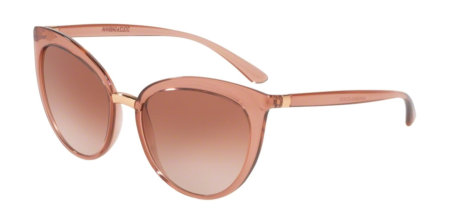 DOLCE & GABBANA DG6113 Cat Eye Sunglasses  314813-TRANSPARENT PINK 55-18-140 - Color Map pink