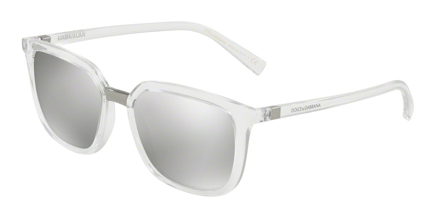 DOLCE & GABBANA DG6114 Square Sunglasses  31336G-CRYSTAL 53-18-140 - Color Map crystal