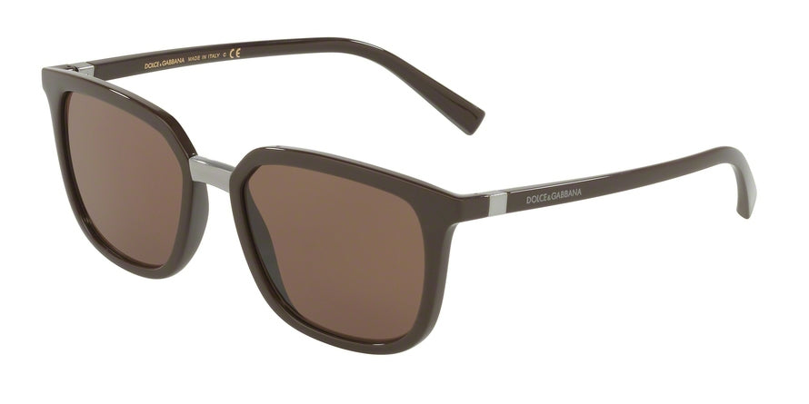 DOLCE & GABBANA DG6114 Square Sunglasses  315973-BROWN 53-18-140 - Color Map brown