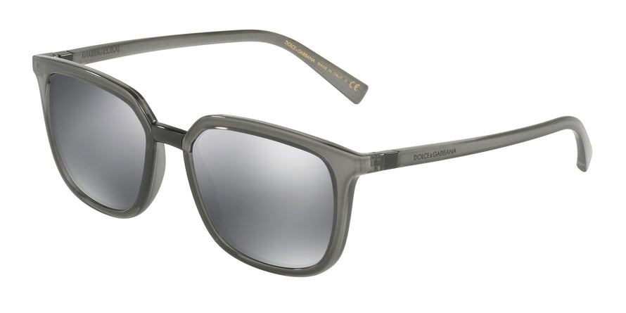 DOLCE & GABBANA DG6114 Square Sunglasses  31606G-TRANSPARENT GREY 53-18-140 - Color Map grey