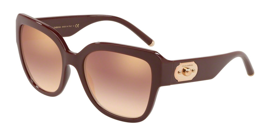 DOLCE & GABBANA DG6118 Square Sunglasses  30916F-BORDEAUX 56-19-140 - Color Map bordeaux