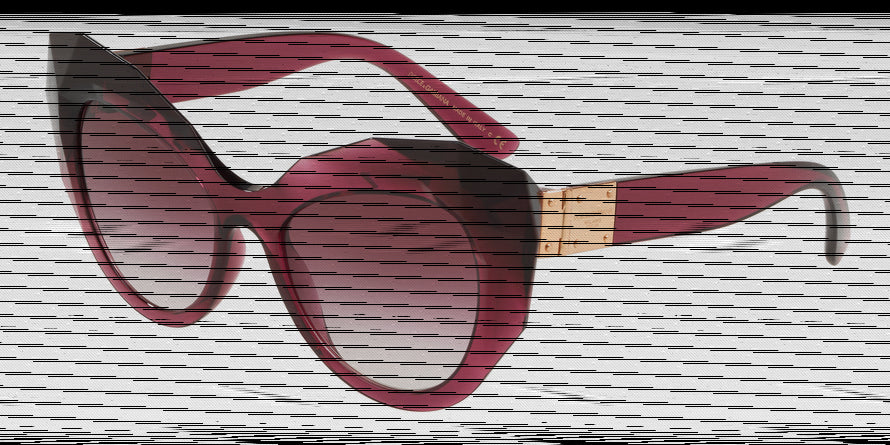 DOLCE & GABBANA DG6122 Cat Eye Sunglasses  17548H-TRANSPARENT DARK CHERRY 52-18-145 - Color Map cherry