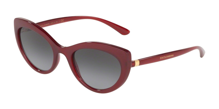 DOLCE & GABBANA DG6124 Cat Eye Sunglasses  15518G-TRANSPARENT BORDEAUX 53-21-140 - Color Map bordeaux