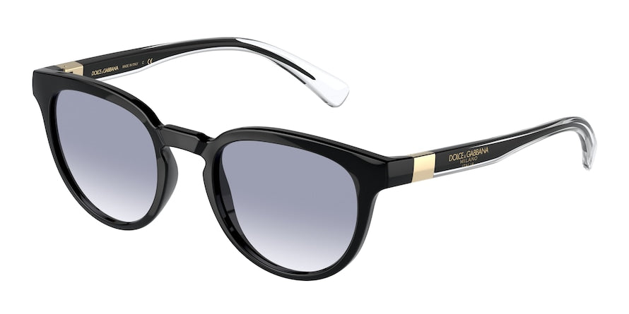 DOLCE & GABBANA DG6148 Phantos Sunglasses  501/79-BLACK 50-21-145 - Color Map black