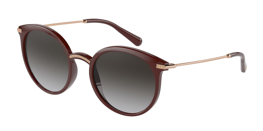 DOLCE & GABBANA DG6158 Phantos Sunglasses  32858G-TRANSPARENT BORDEAUX 52-21-140 - Color Map bordeaux