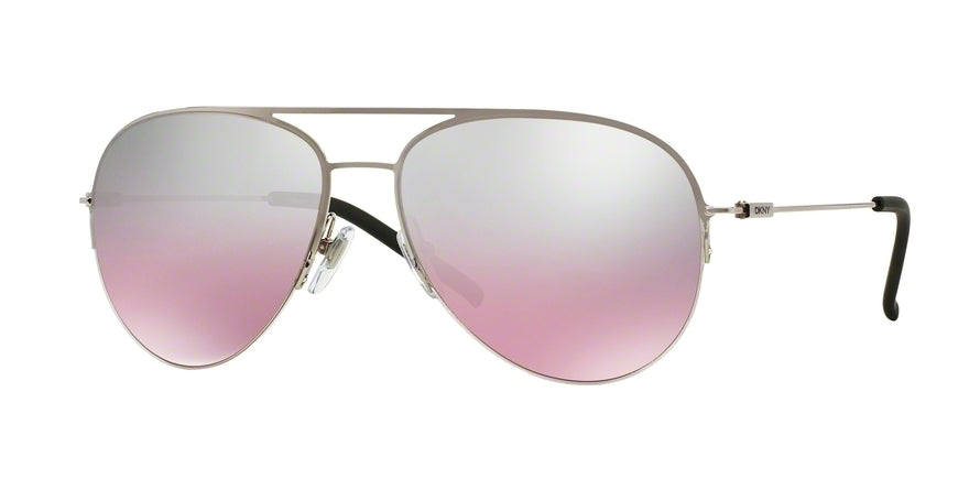 DKNY Donna Karan New York DY5080 Pilot Sunglasses  10027E-SILVER 58-15-140 - Color Map silver
