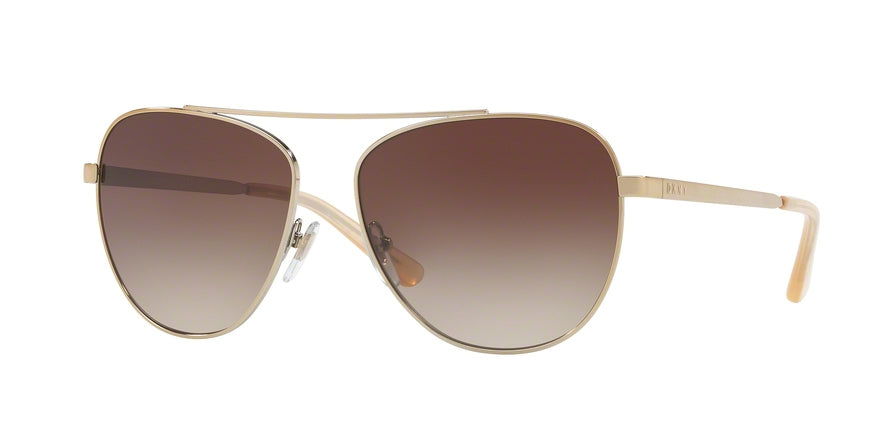 DKNY Donna Karan New York DY5085 Pilot Sunglasses  124113-GOLD 58-14-140 - Color Map gold