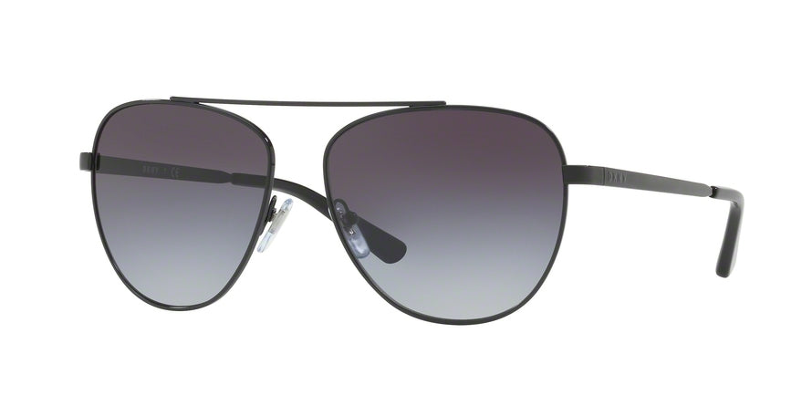 DKNY Donna Karan New York DY5085 Pilot Sunglasses  124411-BLACK 58-14-140 - Color Map black