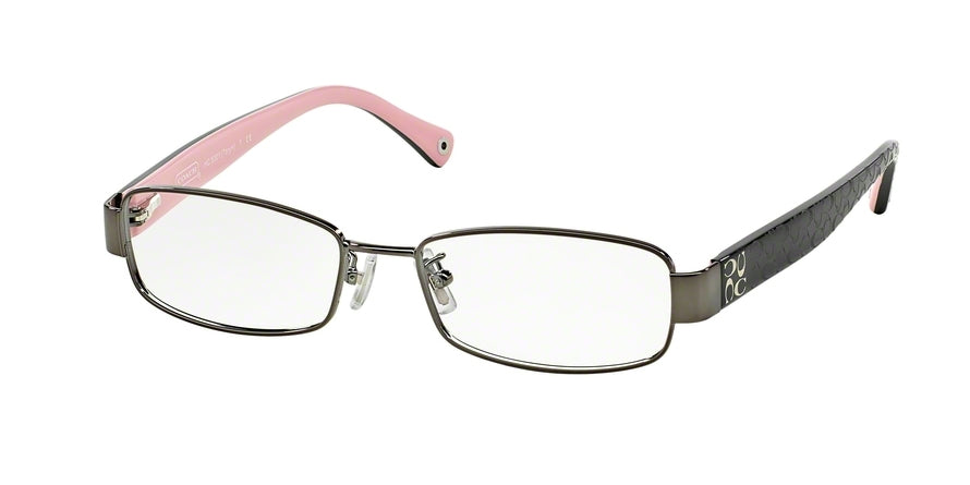 Coach TARYN HC5001 Rectangle Eyeglasses  9021-DARK SILVER 52-16-135 - Color Map gunmetal