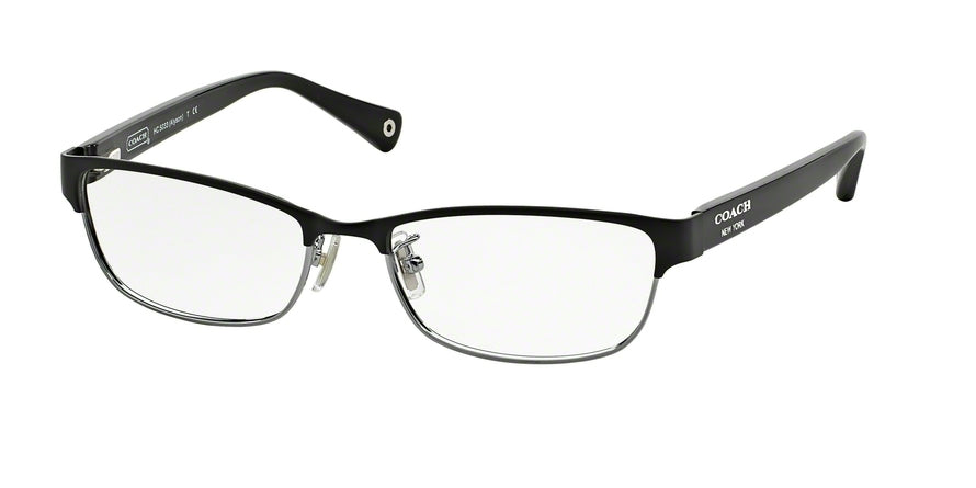 Coach HC5033 Rectangle Eyeglasses  9077-SATIN BLACK 53-16-135 - Color Map black