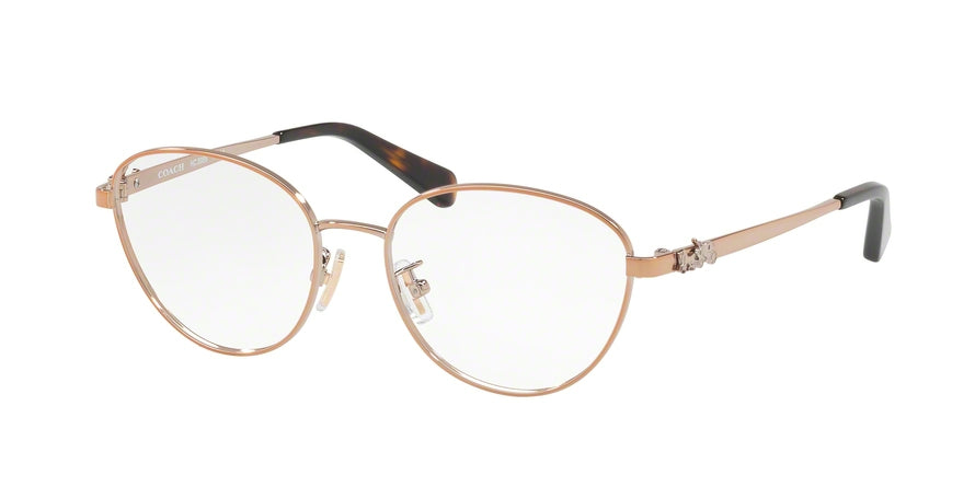 Coach HC5088 Oval Eyeglasses  9309-ROSE GOLD 51-16-135 - Color Map pink