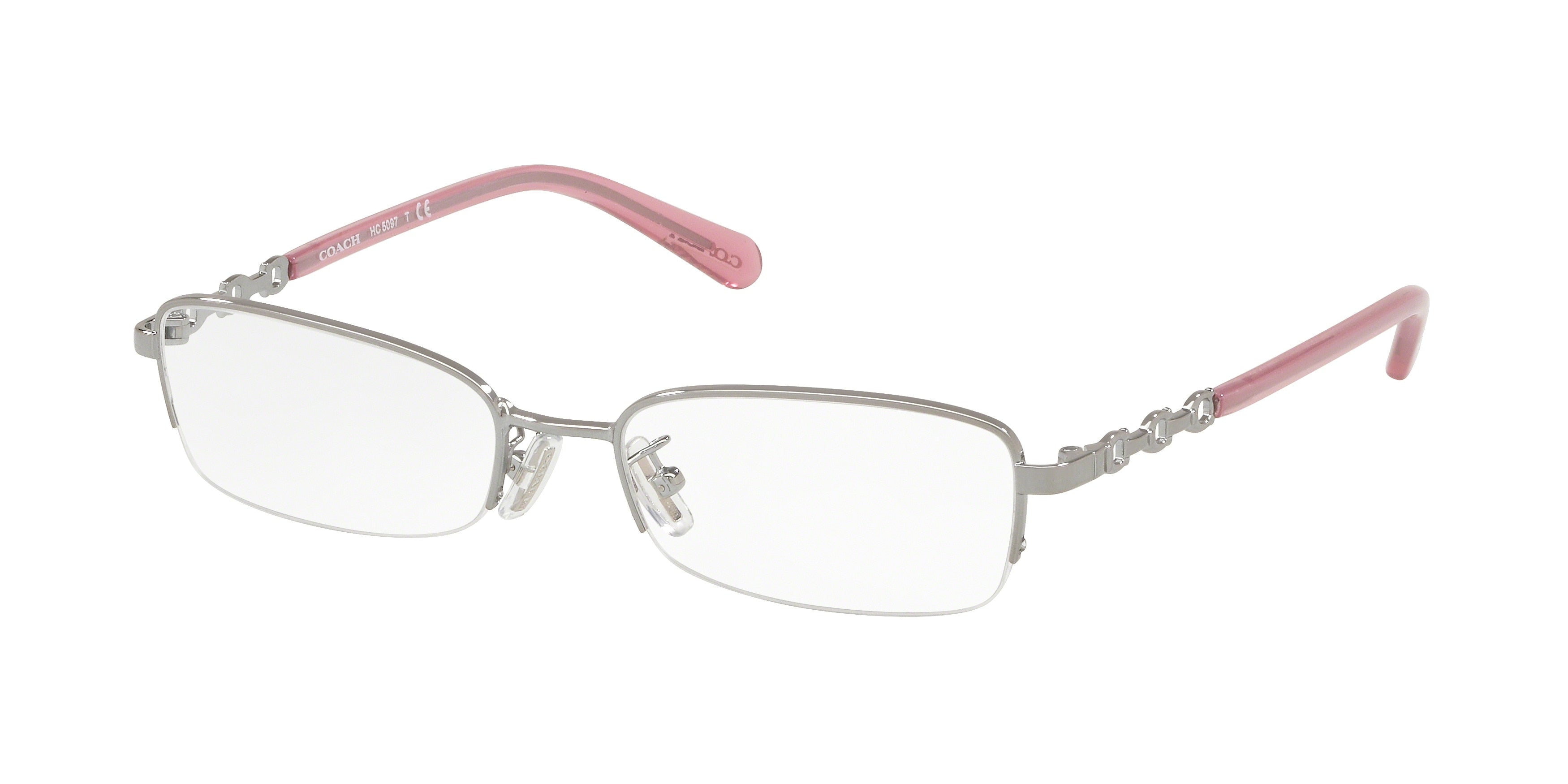 Coach HC5097 Rectangle Eyeglasses  9004-Gunmetal 52-140-18 - Color Map Grey