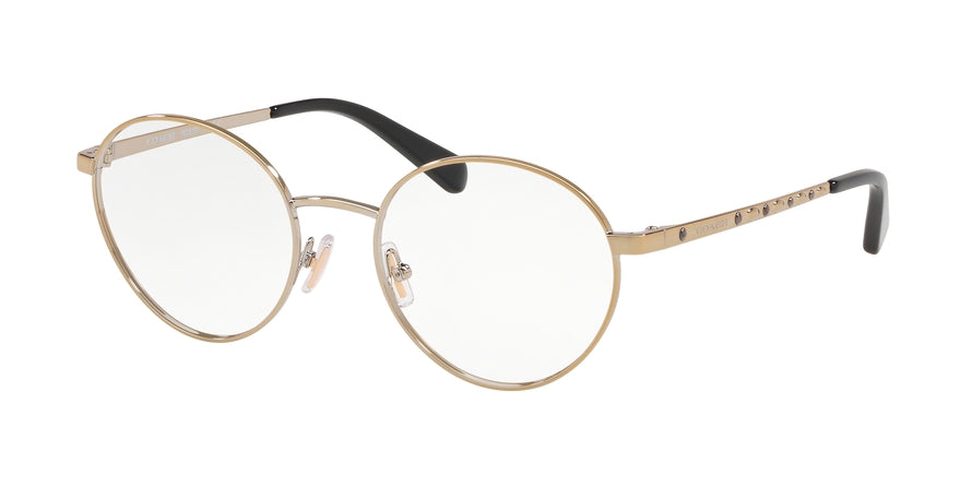 Coach HC5101 Round Eyeglasses  9005-SHINY LIGHT GOLD 51-19-140 - Color Map gold