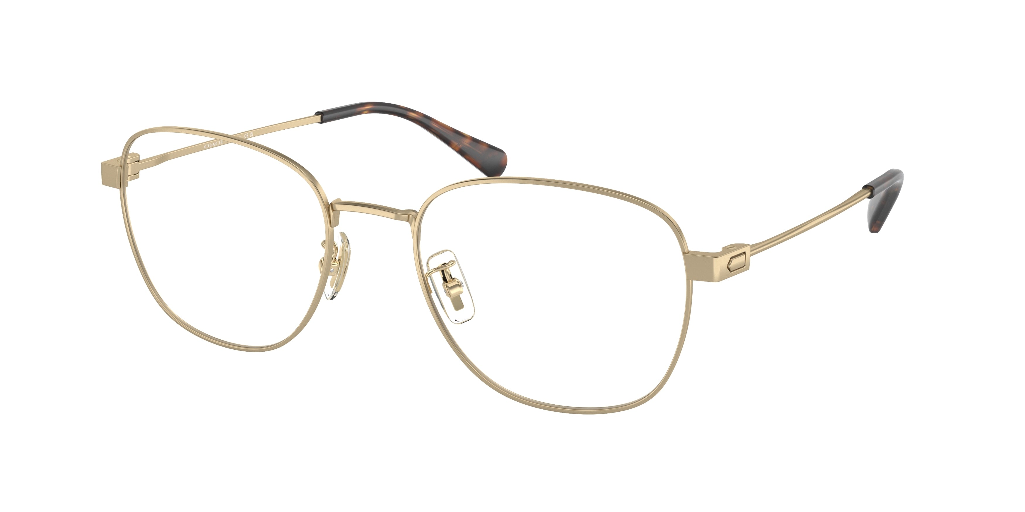 Coach HC5163 Irregular Eyeglasses  9005-Light Gold 55-145-20 - Color Map Gold