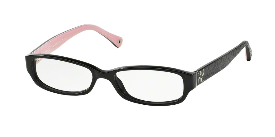 Coach EMILY HC6001 Rectangle Eyeglasses  5053-BLACK 50-15-135 - Color Map black