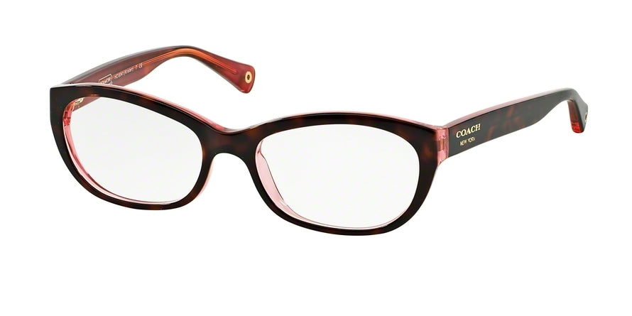 Coach HC6041 Butterfly Eyeglasses  5115-TORTOISE/PINK 51-16-135 - Color Map havana