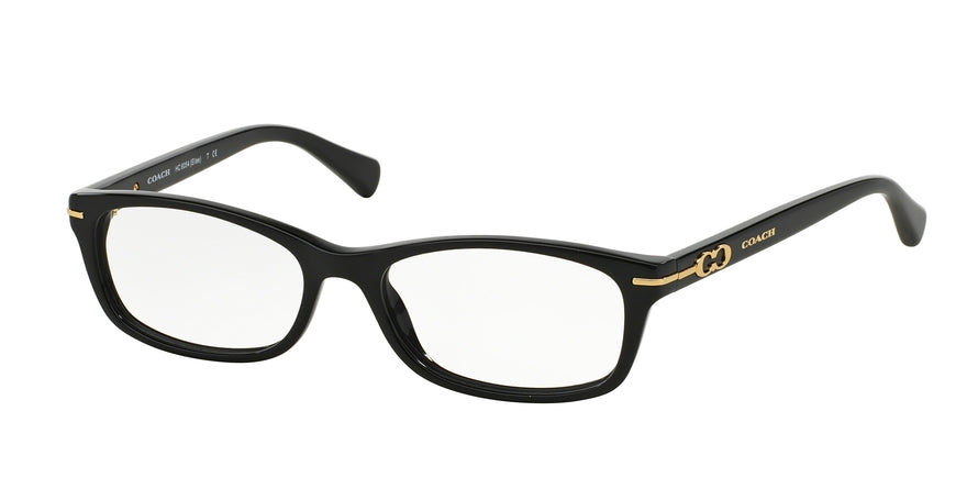 Coach ELISE (F) HC6054F Rectangle Eyeglasses  5002-BLACK 54-16-135 - Color Map black