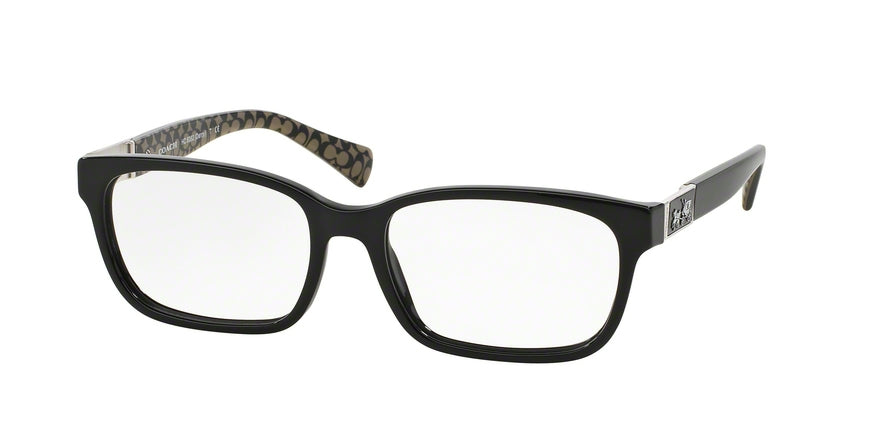 Coach HC6062 Square Eyeglasses  5261-BLACK/BLACK MILITARY SIG C 51-16-135 - Color Map black