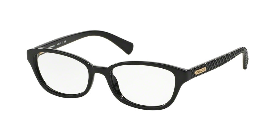 Coach HC6067F Rectangle Eyeglasses  5002-BLACK 52-16-135 - Color Map black