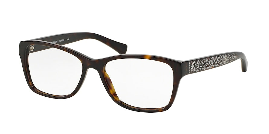 Coach HC6068F Rectangle Eyeglasses  5120-DARK TORTOISE 54-16-135 - Color Map havana