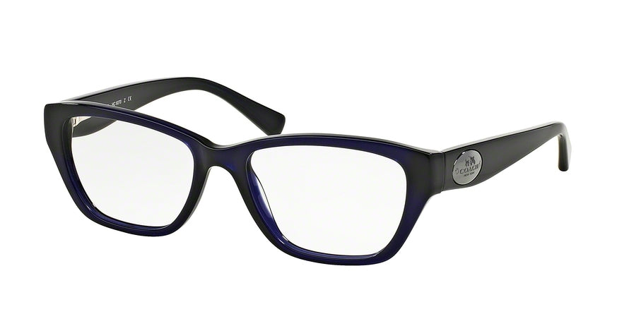 Coach HC6070 Cat Eye Eyeglasses  5110-NAVY 51-17-135 - Color Map blue