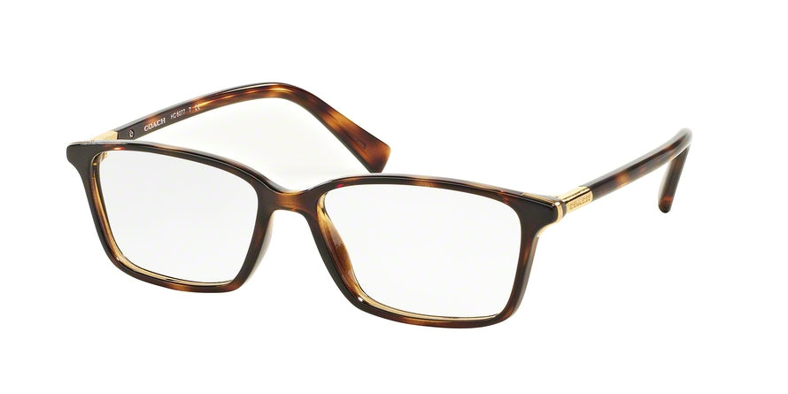 Coach HC6077 Rectangle Eyeglasses  5120-DARK TORTOISE 51-15-135 - Color Map havana