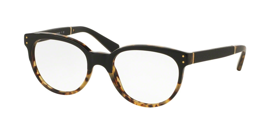 Coach HC6084Q Phantos Eyeglasses  5382-BLACK TORTOISE/BLACK 52-19-135 - Color Map havana