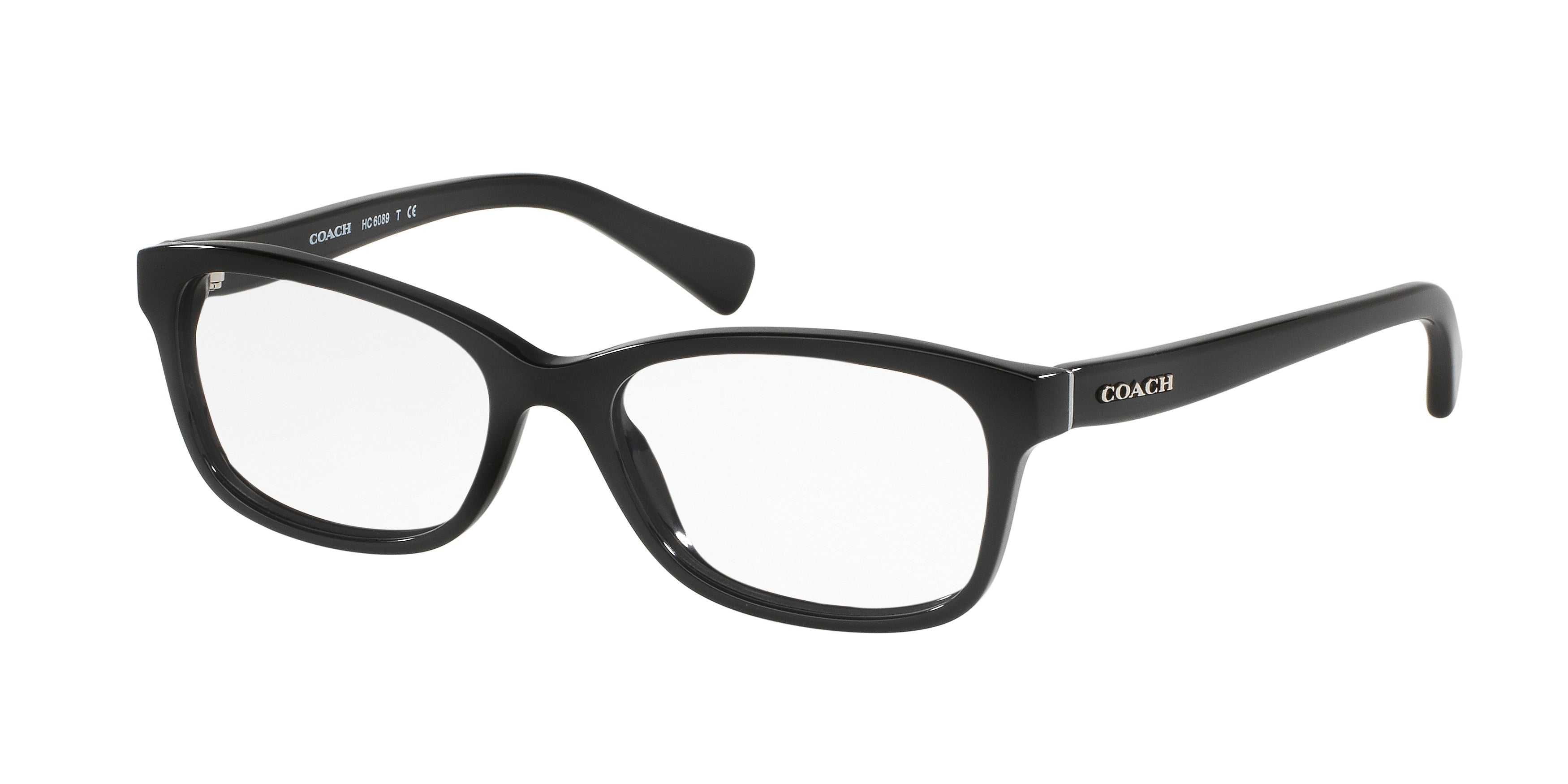 Coach HC6089 Rectangle Eyeglasses  5002-Black 51-135-16 - Color Map Black