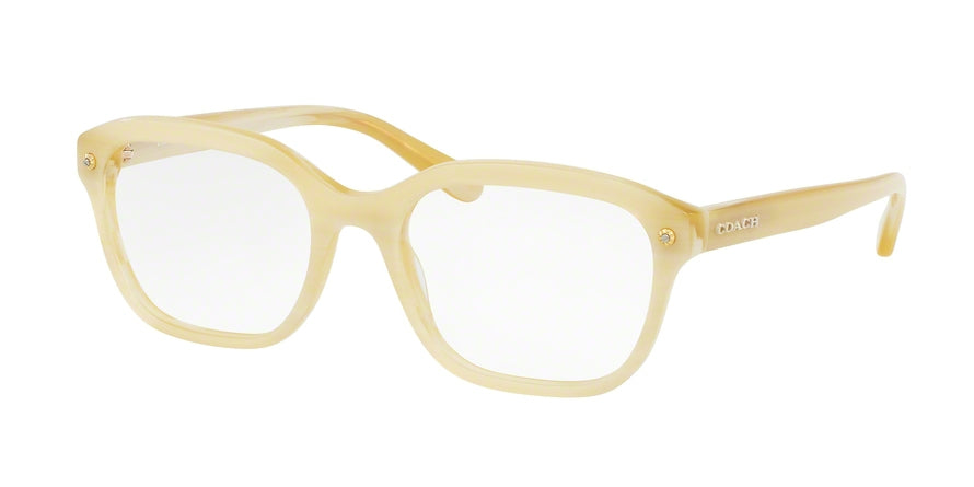Coach HC6094F Square Eyeglasses  5423-IVORY HORN 54-19-135 - Color Map ivory