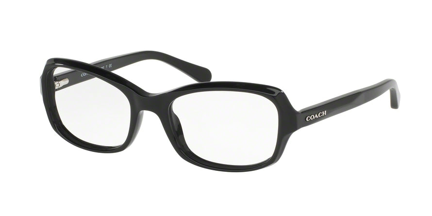 Coach HC6097F Butterfly Eyeglasses  5002-BLACK 53-18-135 - Color Map black
